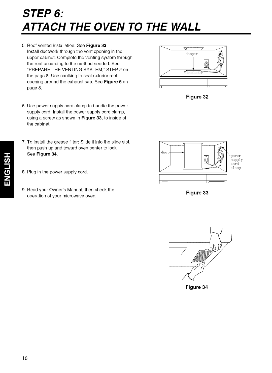 Kenmore 721.80043, 721.80049, 721.80042, 721.80044 installation instructions Step Attach the Oven to the Wall 