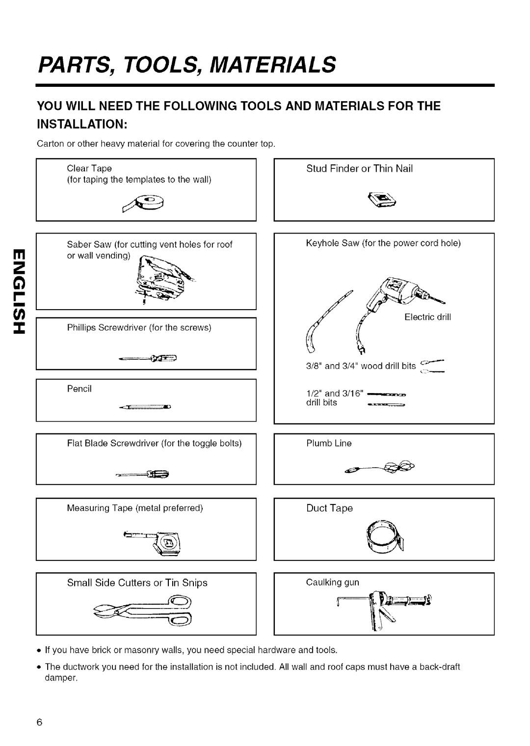 Kenmore 721.80522, 721.80524, 721.80404, 721.80403, 721.80529, 721.80402, 721.80409 Phillips Screwdriver for the screws 