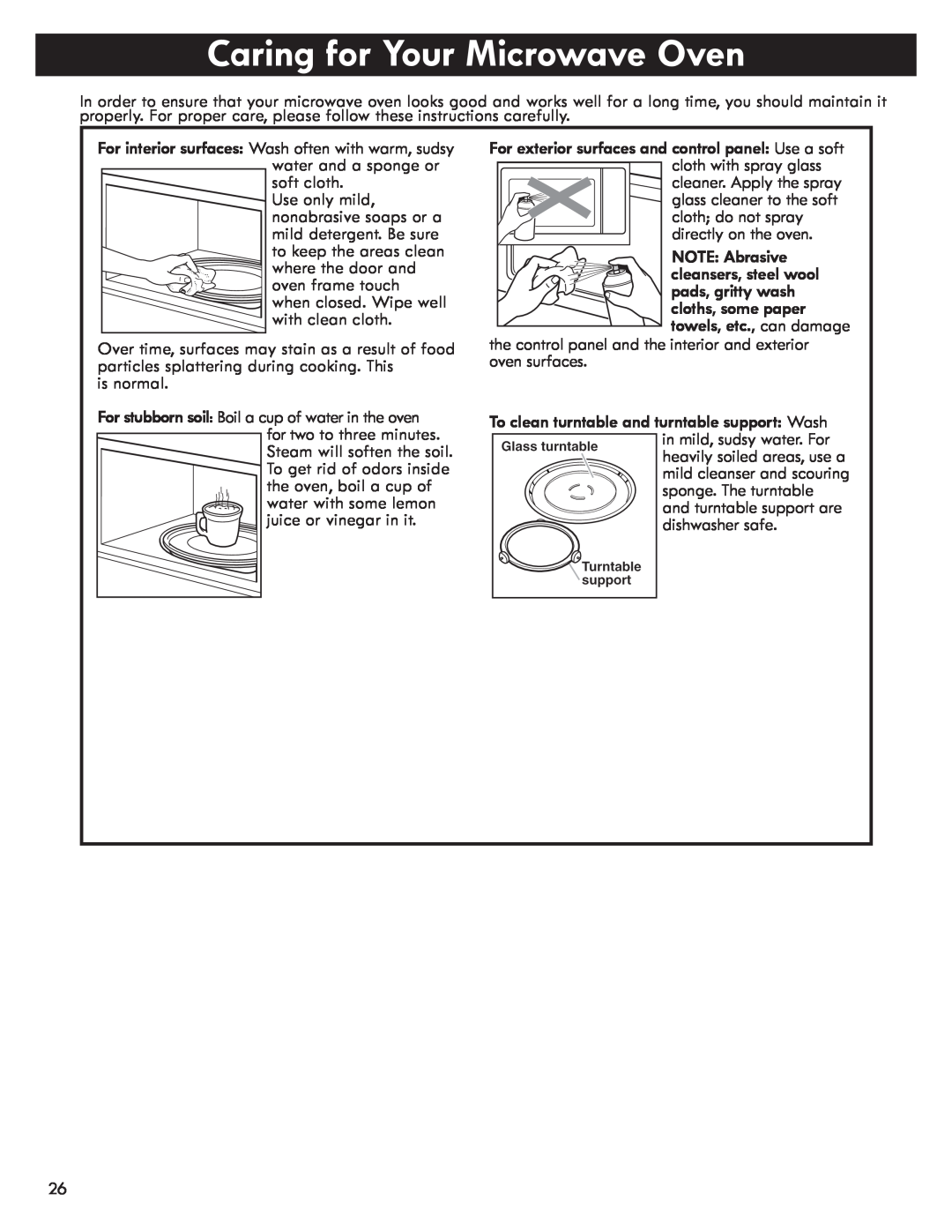 Kenmore 721.8502 manual Caring for Your Microwave Oven, where the door and, is normal 