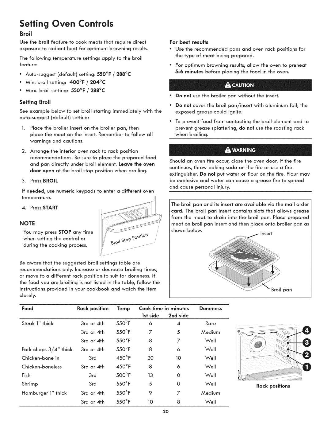 Kenmore 790-4501 manual Broil, Setting Broll, Cook tlme, Or 4th 