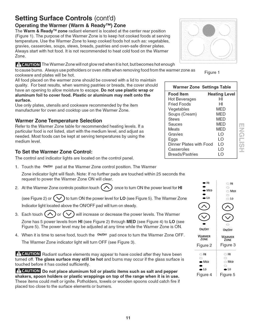 Kenmore 790. 9802 manual Surface, Controls, Contd 