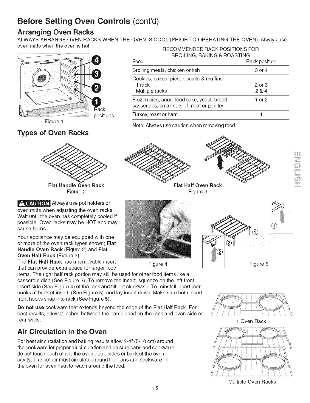 Kenmore 790.3671 manual Before Setting Oven Controls contd, For 