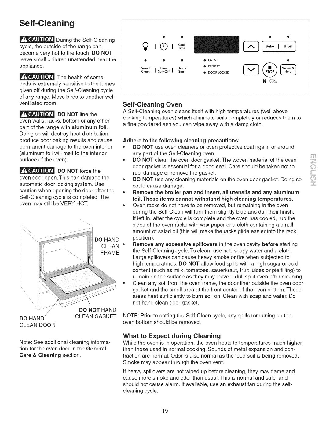 Kenmore 790.3693 manual CookTime BakeI Bro, Self-Cleaning Oven, What to Expect during Cleaning 