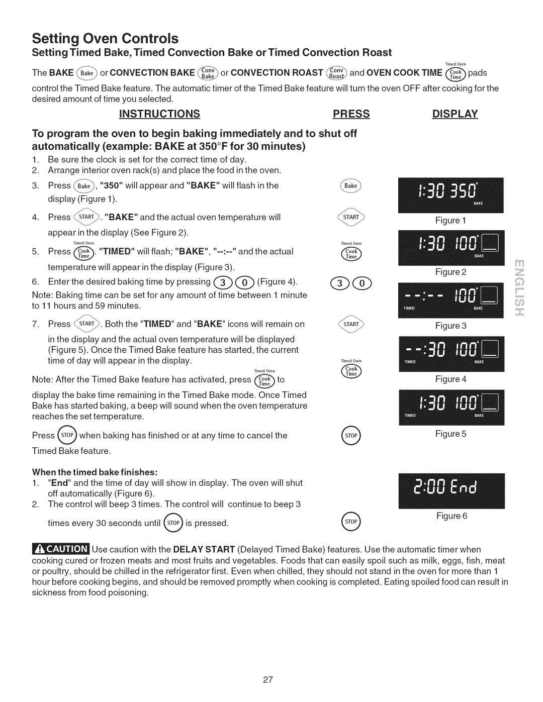 Kenmore 790.4101 manual Oven Controls, Instructions PR ESS, Iiiiiiii 