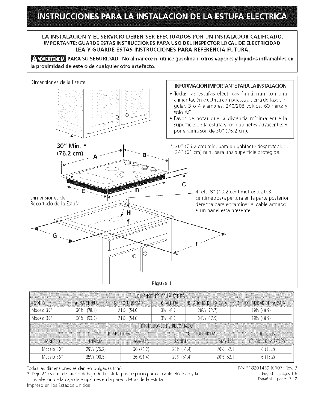 Kenmore 79044179600, 79044189600, 79044184601, 79044179601 Min Cm a, LEA Y Guarde Estas Instrucciones Para Referencia Futura 