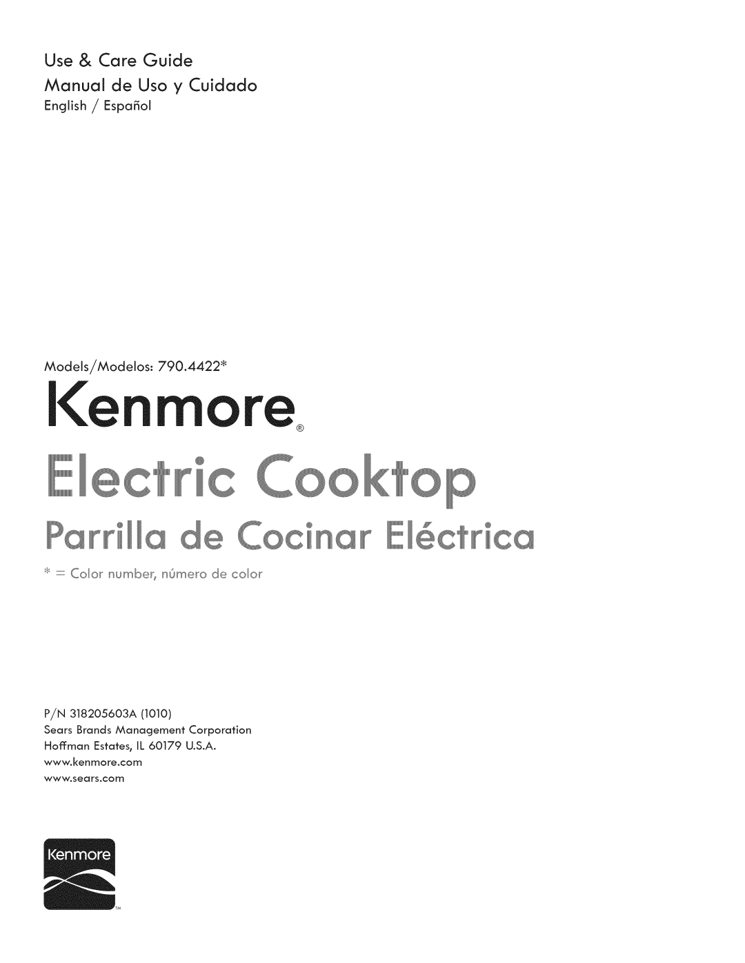 Kenmore 790.4422 manual Rrll 