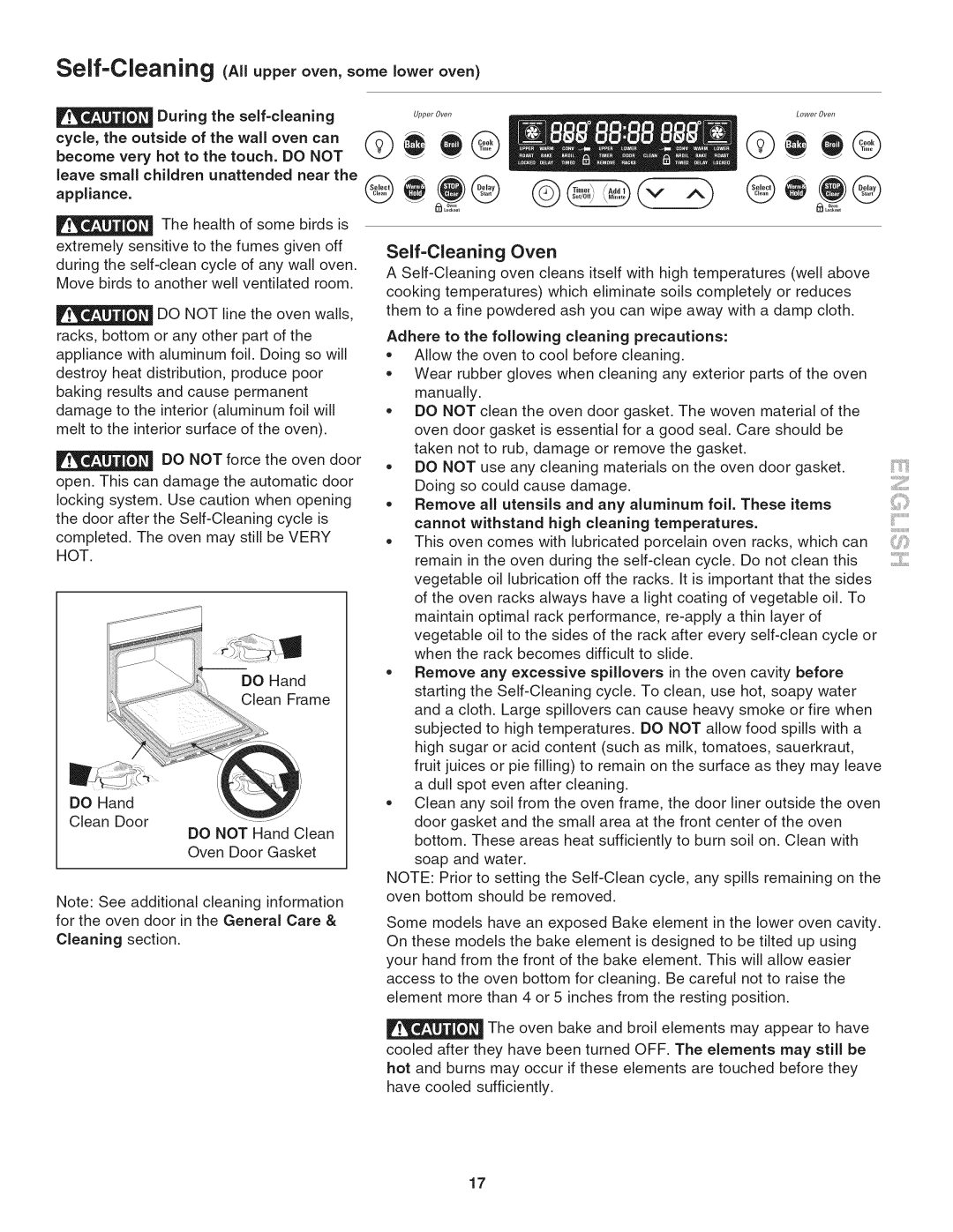 Kenmore 790.4777, 790.4787, 790.4776, 790.4773 manual Self-Cleaning A, upperoven,someoweroven, Self-Cleaning Oven 