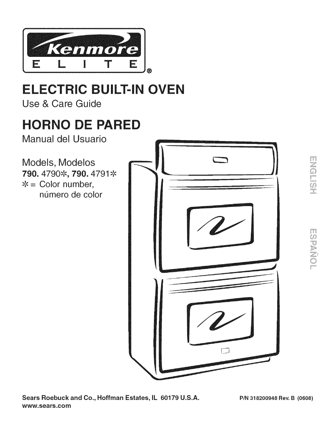 Kenmore 790.479 manual LECTRiC ILT-I Oven, Re B 