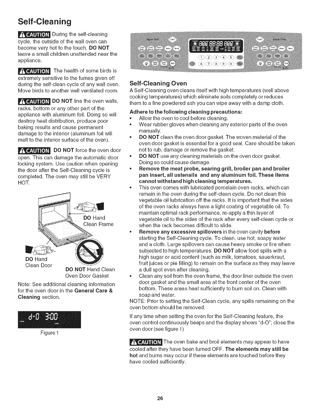 Kenmore 790.479 manual Self-Cleaning Oven 