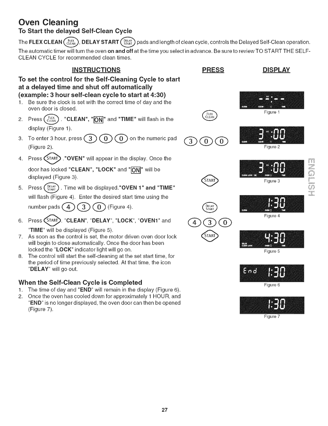 Kenmore 790.4906 manual QQd, Zzd, To Start the delayed Self-Clean Cycle, Cycle is Completed 