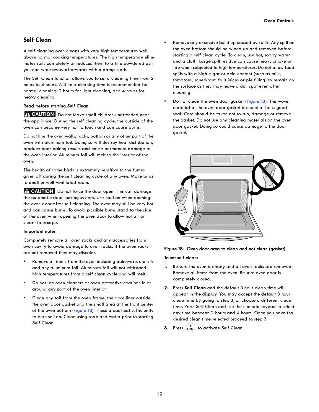 Kenmore 790.4951 manual Read before starting Self Clean, Press to activate Self Clean 