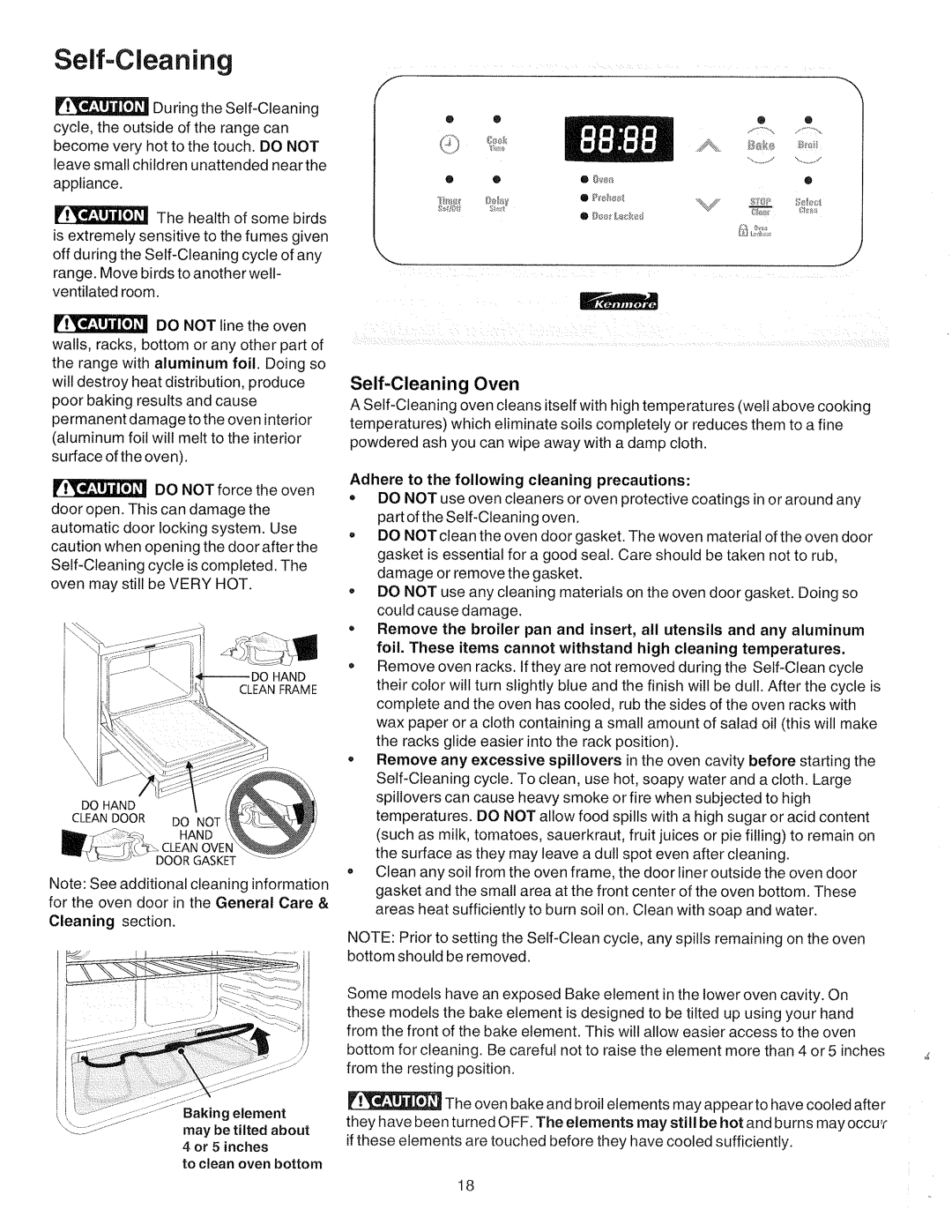 Kenmore 790.9093, 790.9422, 790.9402, 790.9423, 790.9092, 790.9421, 790.9401 manual 