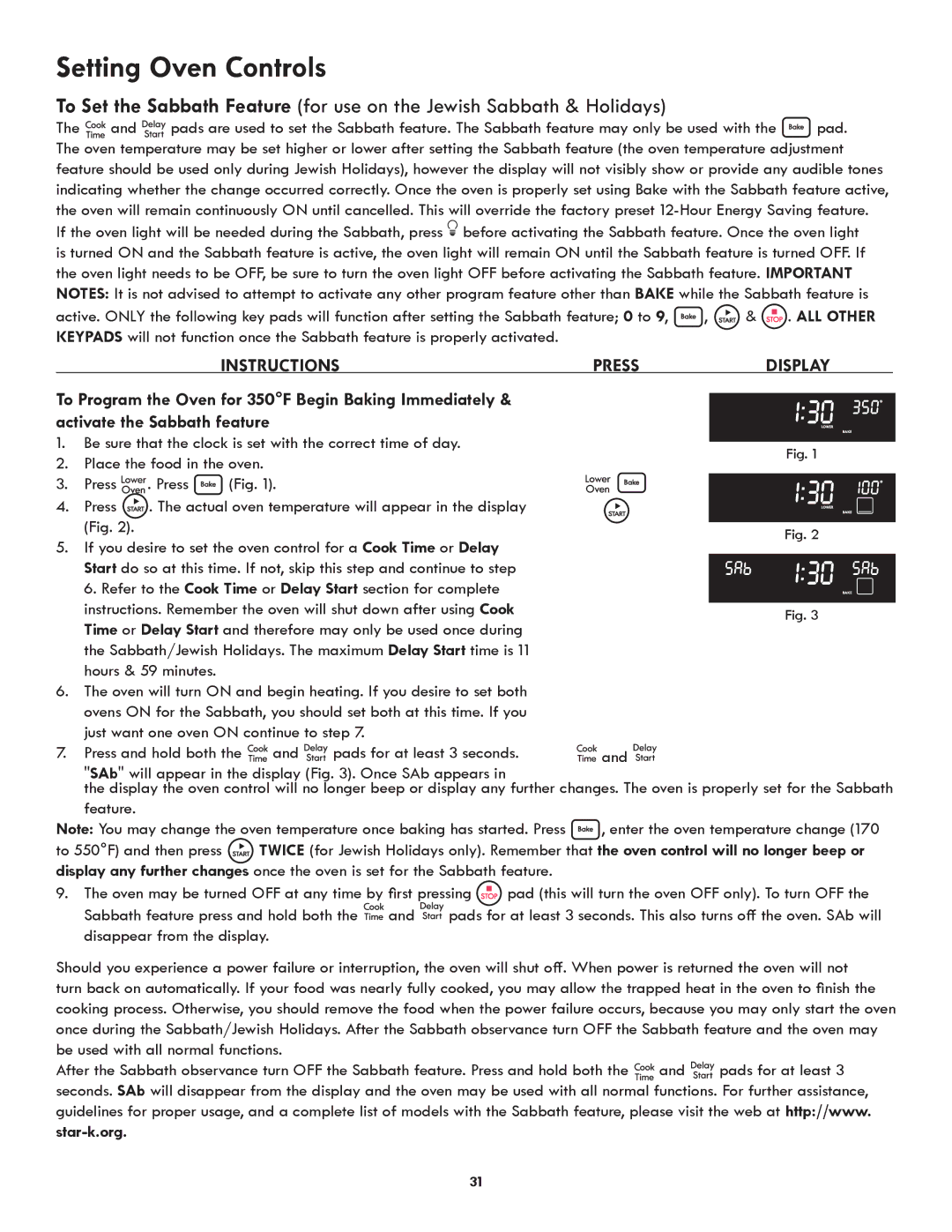 Kenmore 790.9751 manual To 550F and then press 