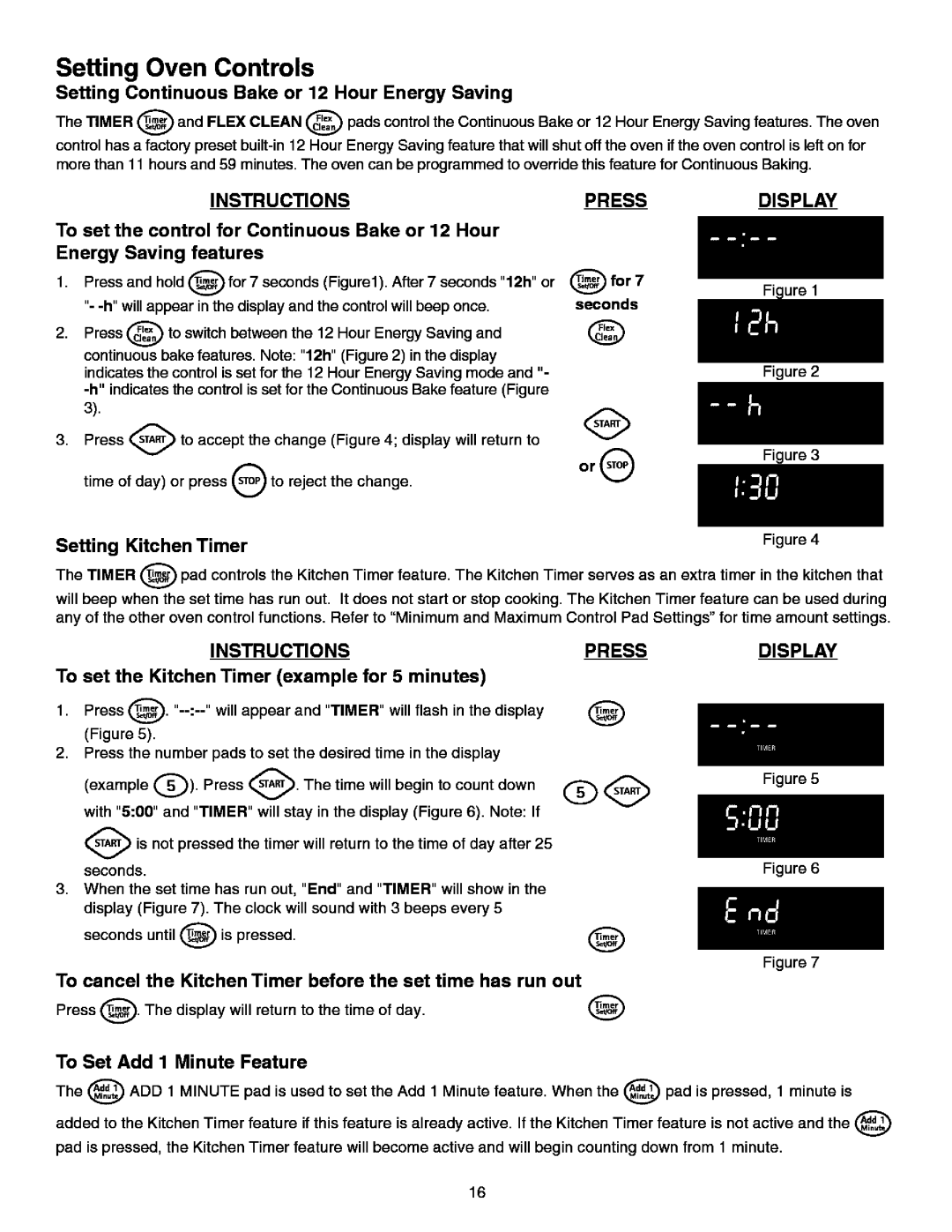 Kenmore 790.99613 manual Instructionspress, Display 