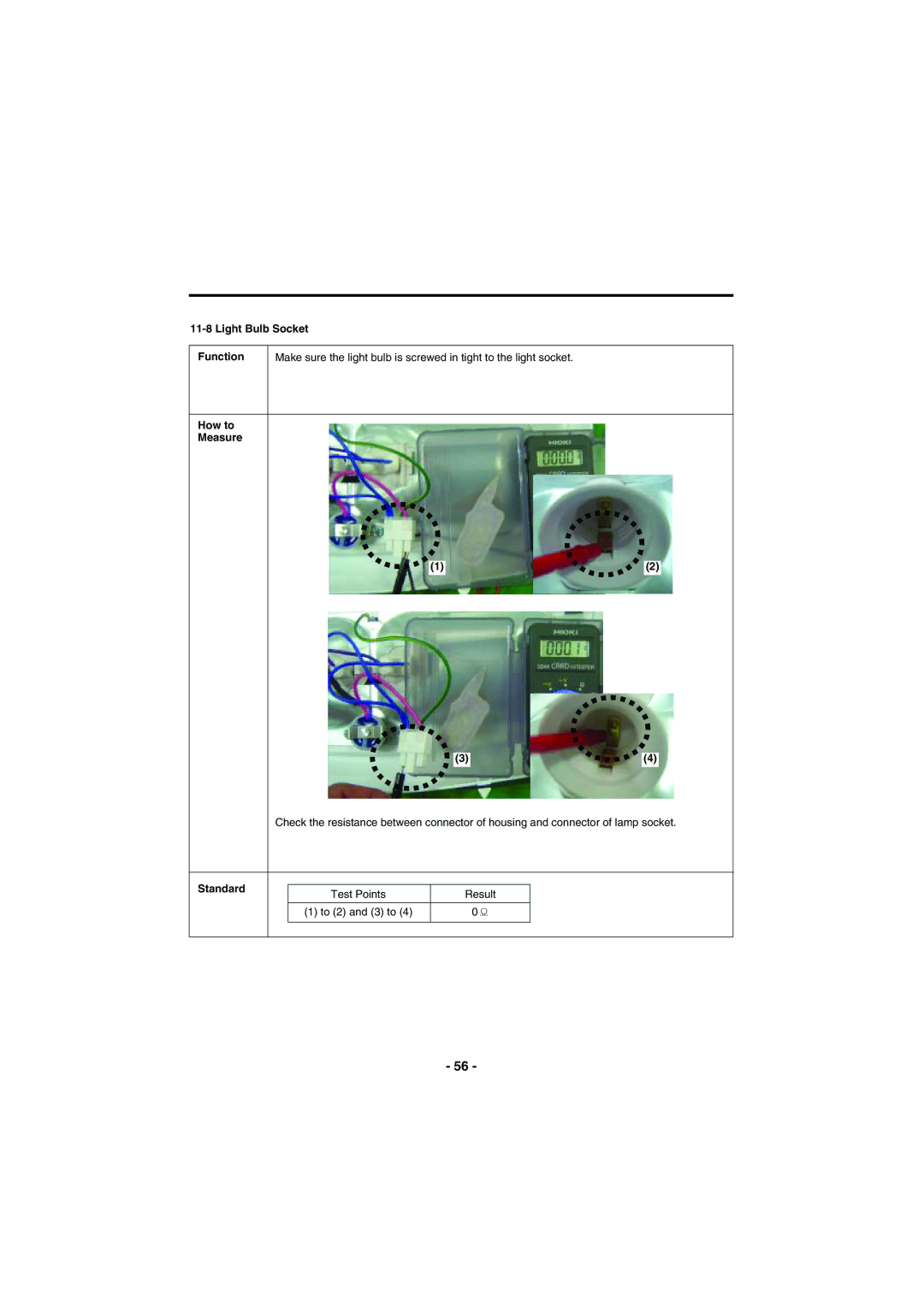 Kenmore 795-71022.010 service manual Test Points Result To 2 and 3 to 