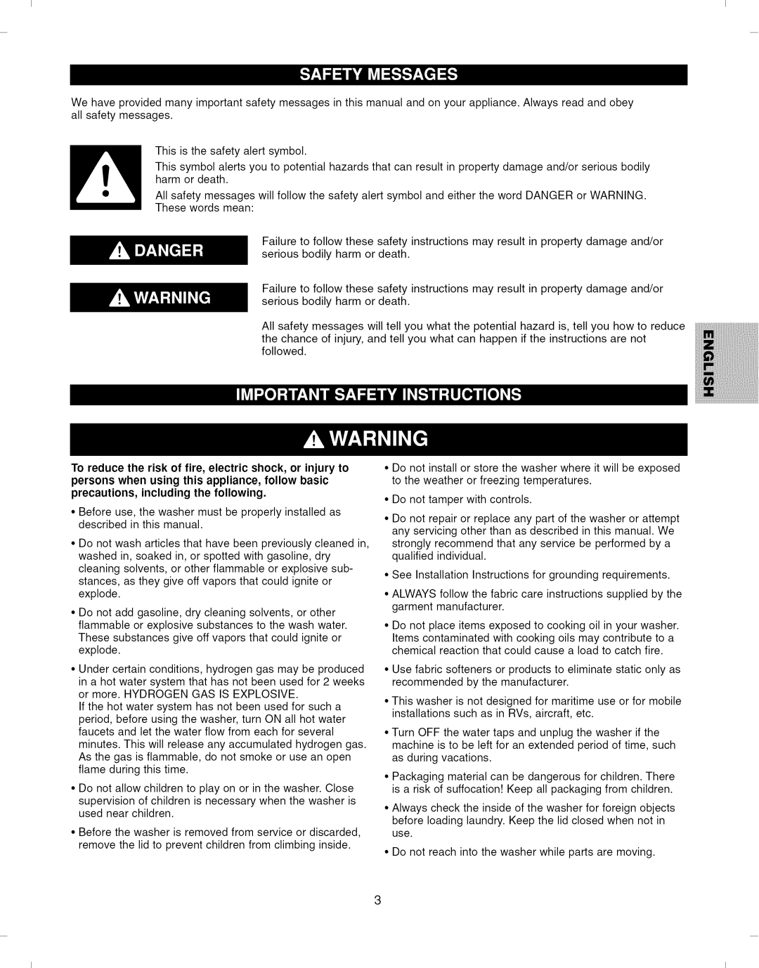 Kenmore 796.292796 manual 