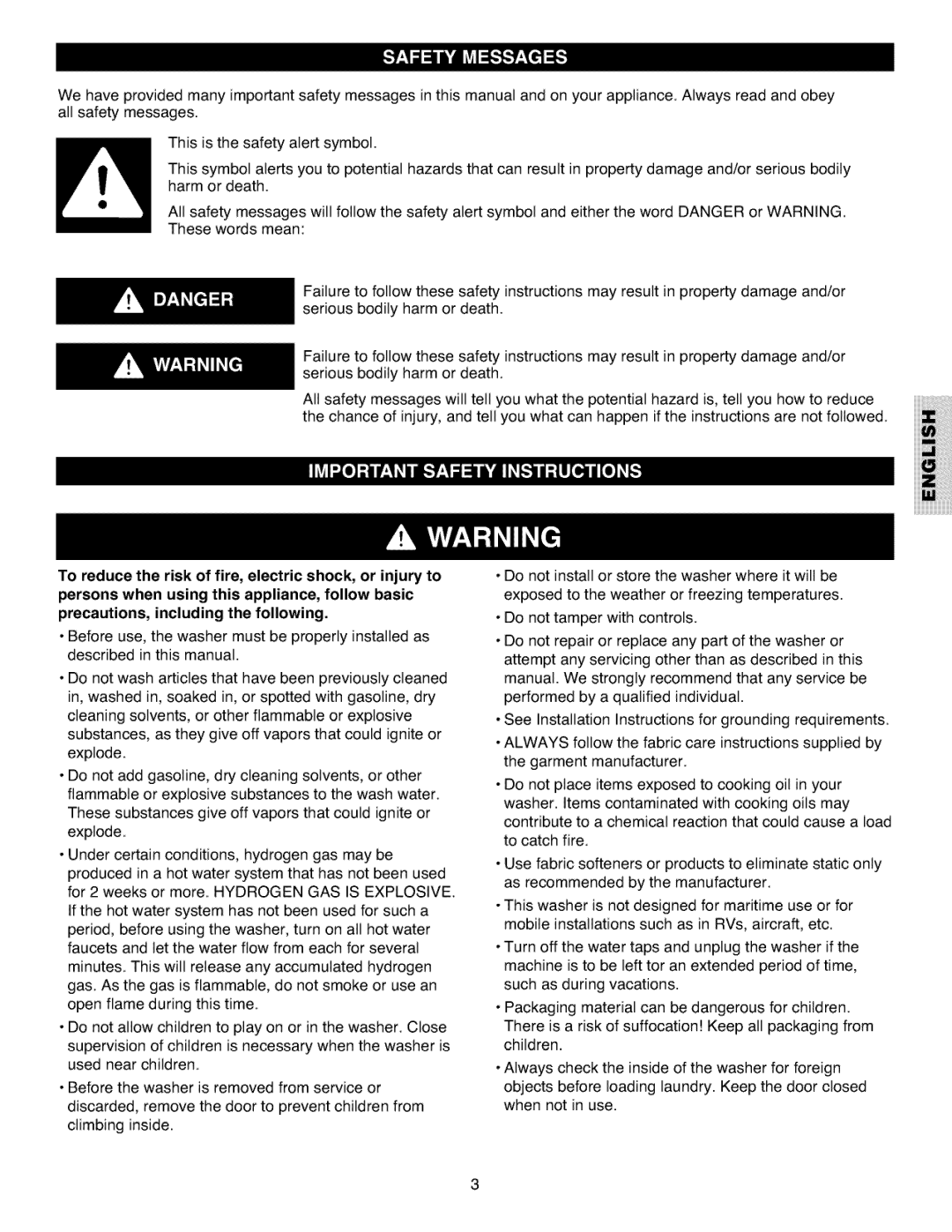 Kenmore 796.4027 manual 