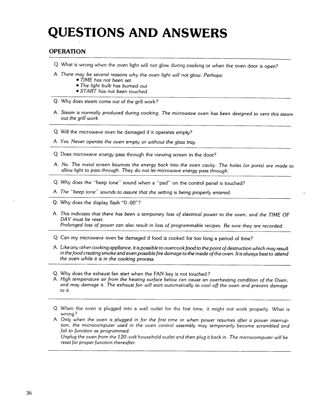 Kenmore 85941 manual Questions and Answers 