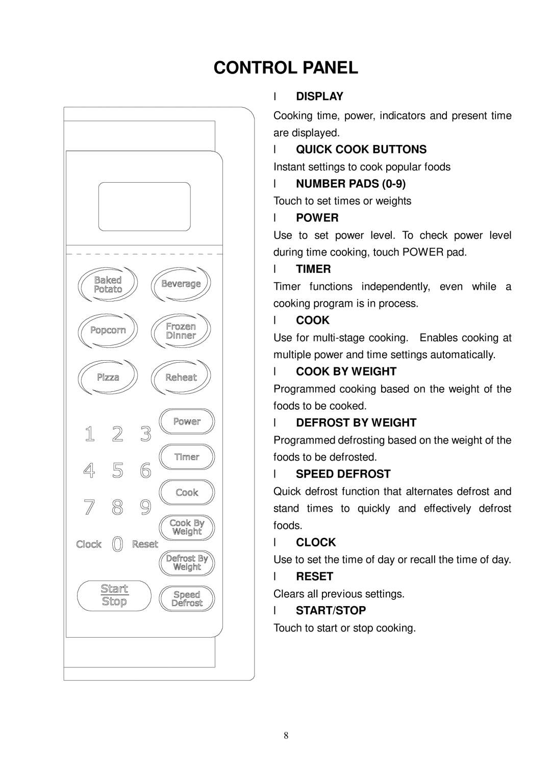 Kenmore 86059 user manual Control Panel, Display 