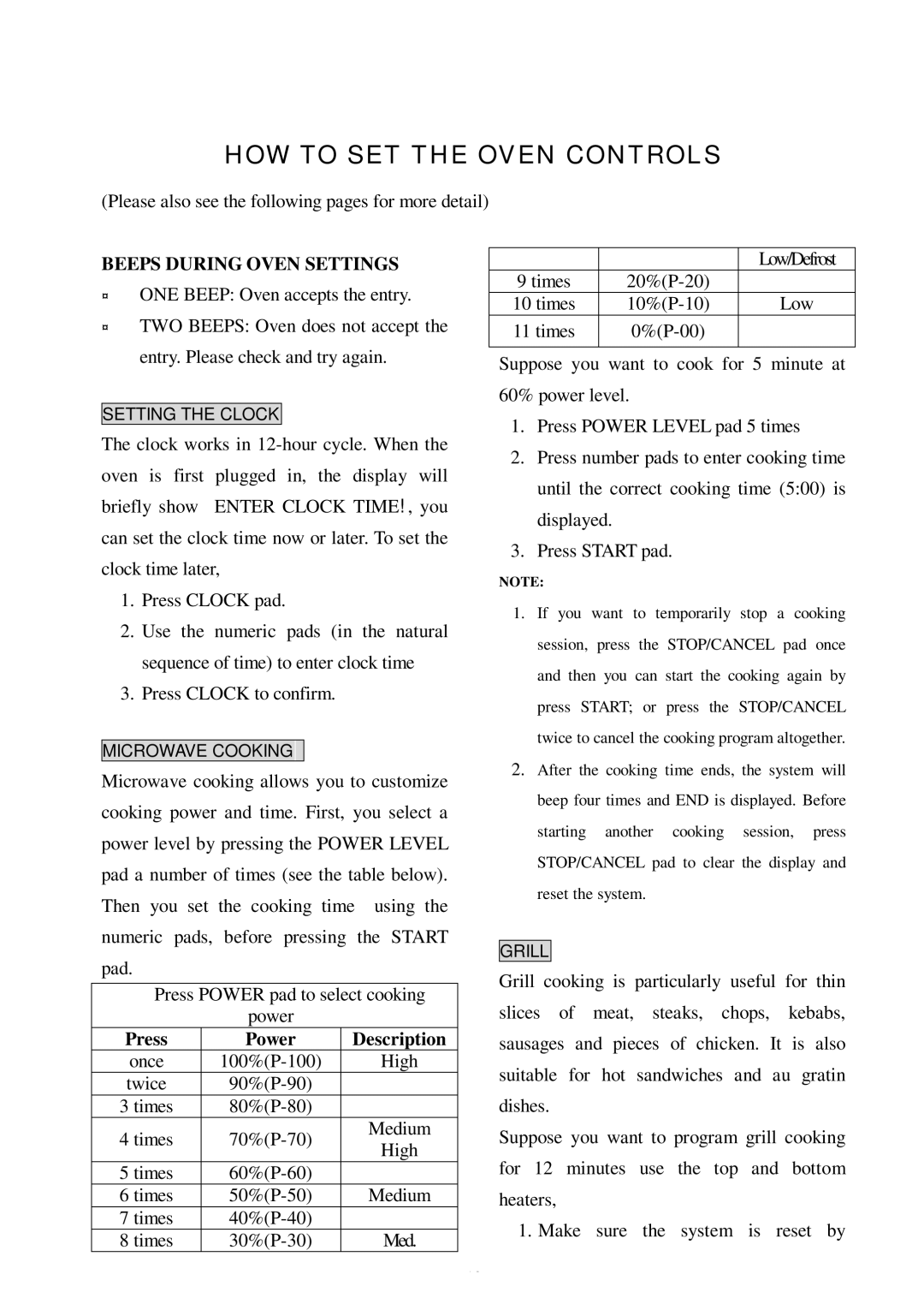 Kenmore 87002 user manual HOW to SET the Oven Controls, Beeps During Oven Settings 