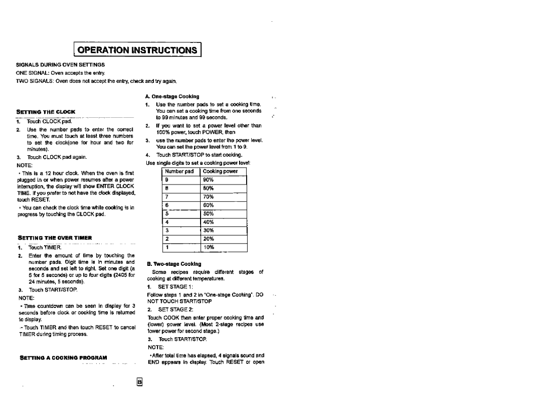 Kenmore 87133 manual 