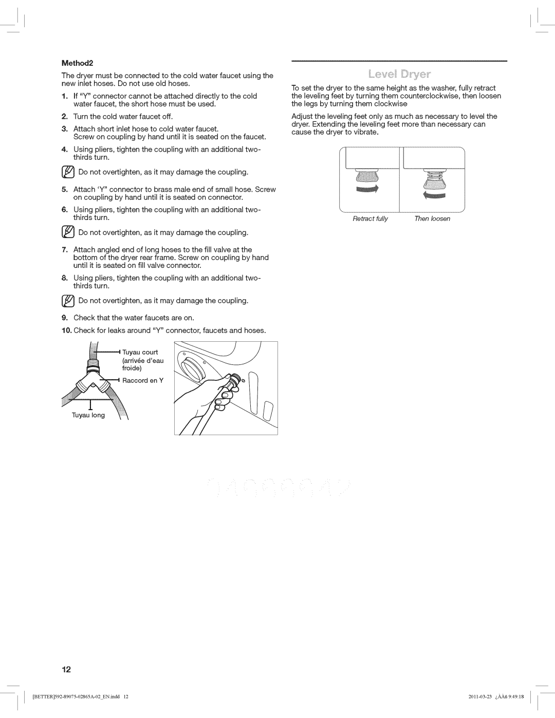Kenmore 8907 manual Method2 