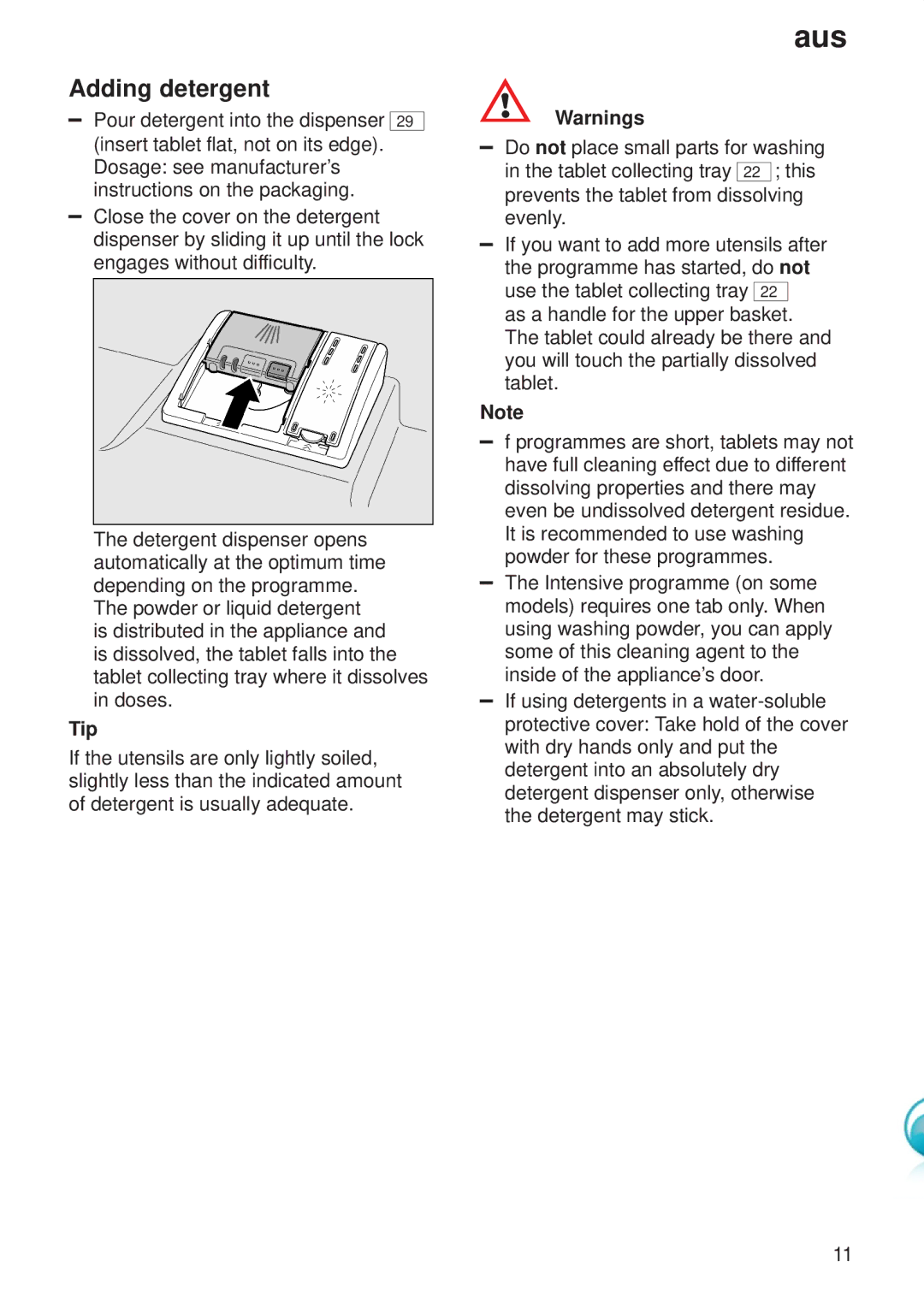 Kenmore 9000416647(8811) manual Adding detergent 