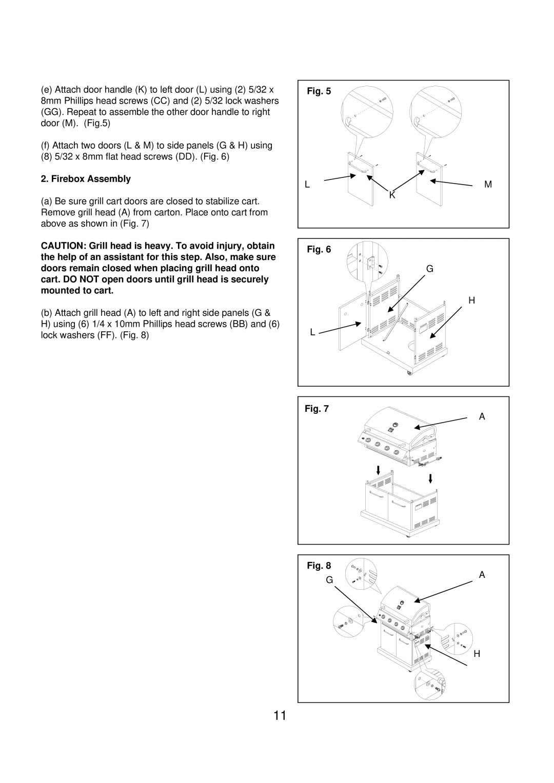 Kenmore 90109 manual Firebox Assembly 