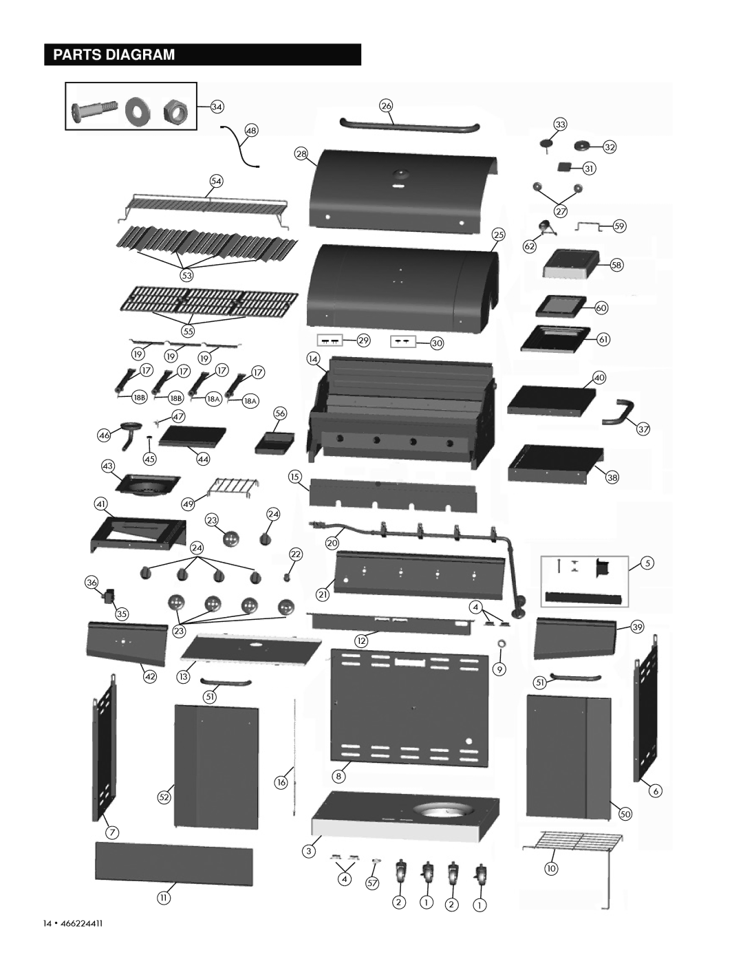 Kenmore 90113 manual Parts Diagram 