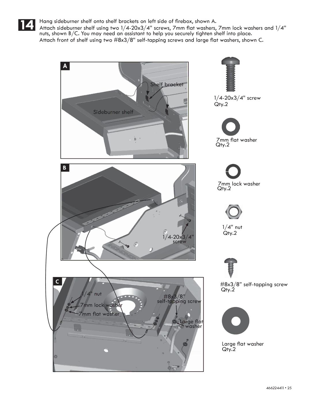 Kenmore 90113 manual Self-tapping screw 