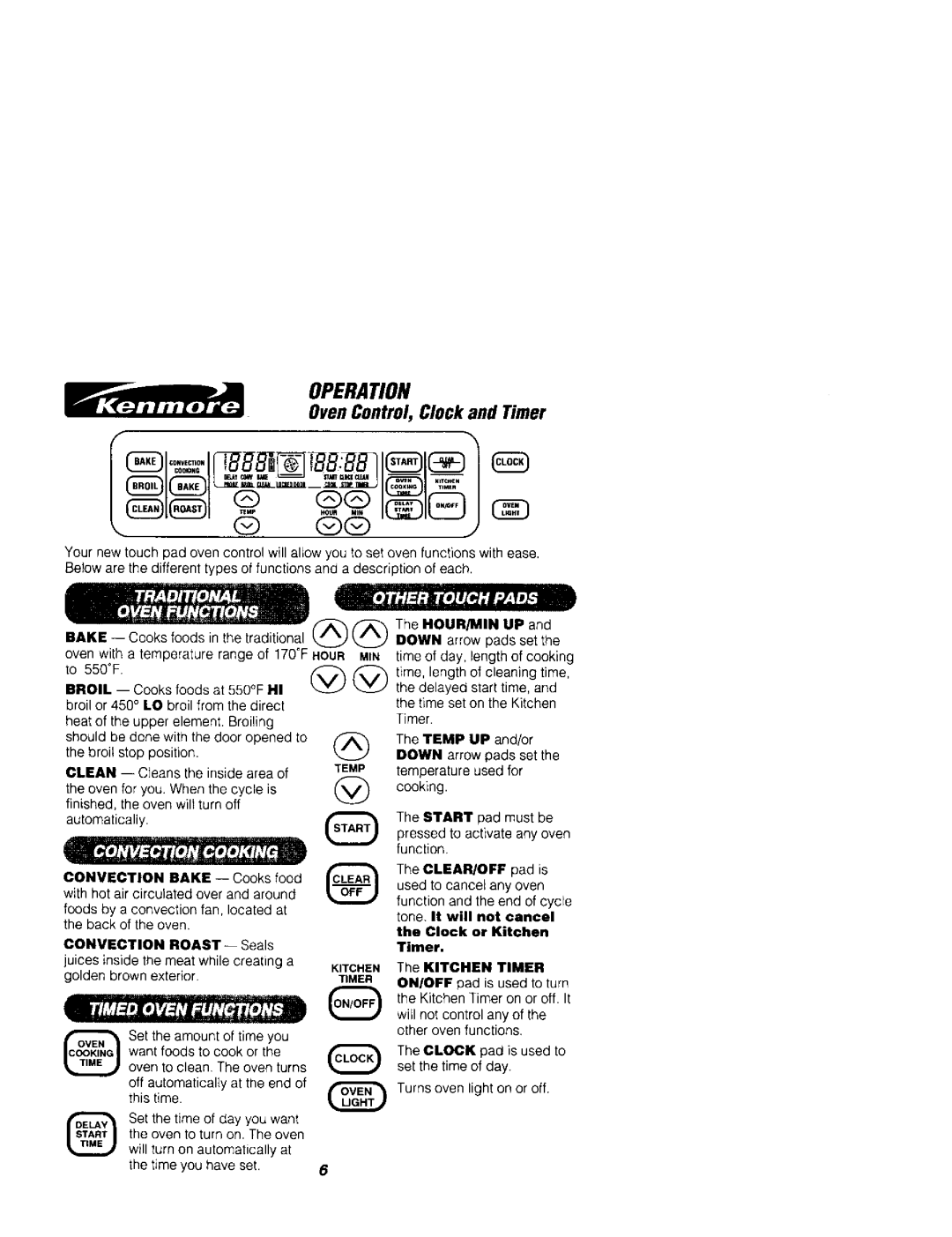 Kenmore 911.41789, 911.41785 owner manual OvenControl,Clockand Timer, Min 