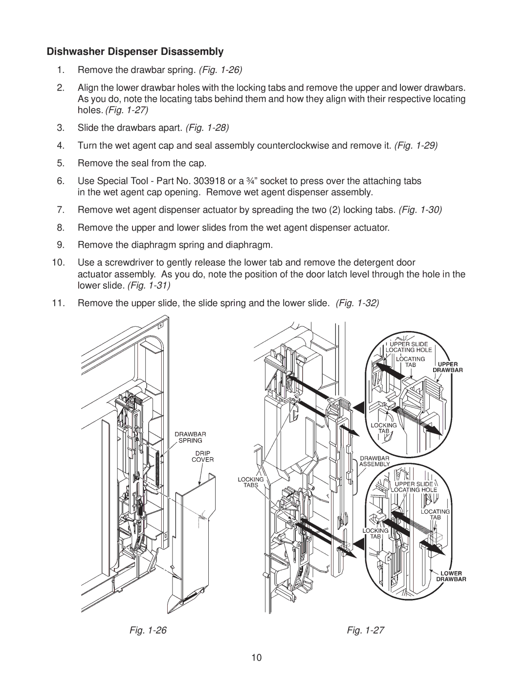 Kenmore GU960SCG, DU910PFG, DU890DWG, DU920PFG, DU850DWG, DP840DWG, DU805DWG, DU840DWG, DU801DWG Dishwasher Dispenser Disassembly 