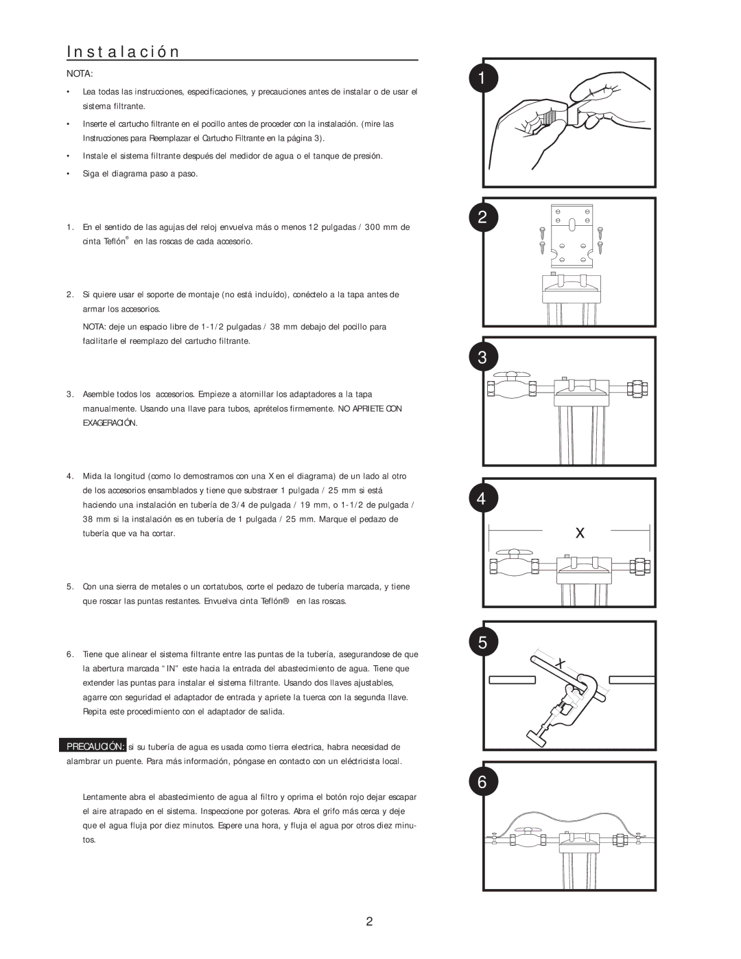 Kenmore HD-950 manual Instalación, Siga el diagrama paso a paso 