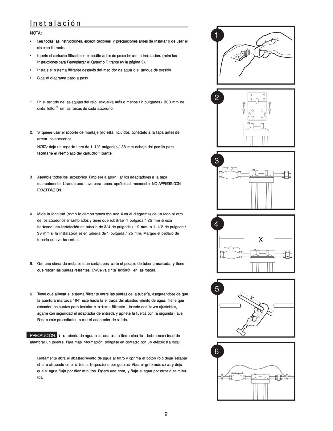 Kenmore HD-950 manual Instalación, Nota, Siga el diagrama paso a paso 