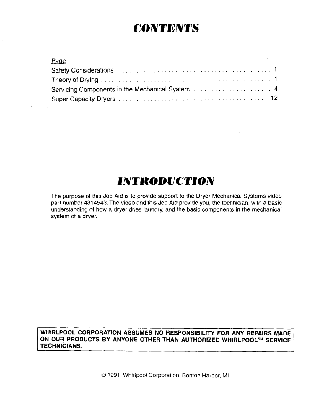 Kenmore L-58 manual 