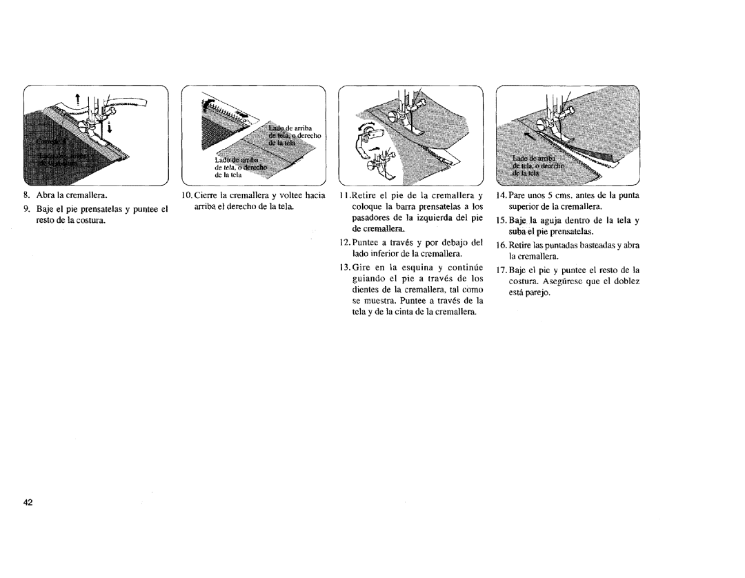 Kenmore Sewing Machine manual De la tela 