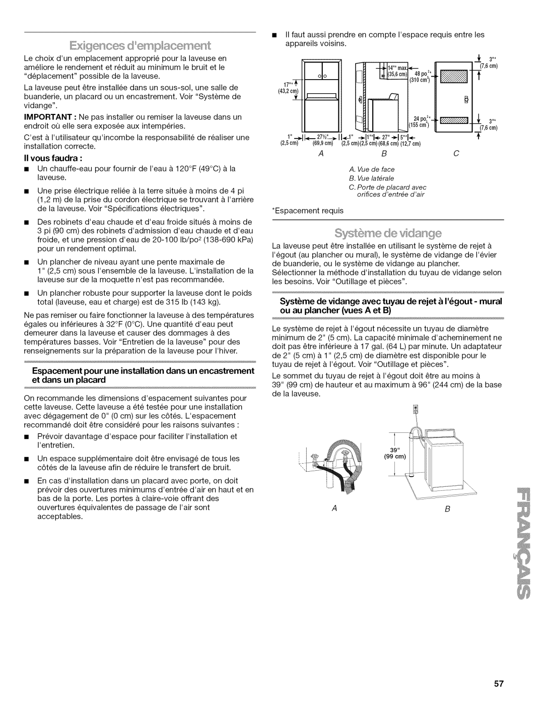 Kenmore W10026626B manual Abc 