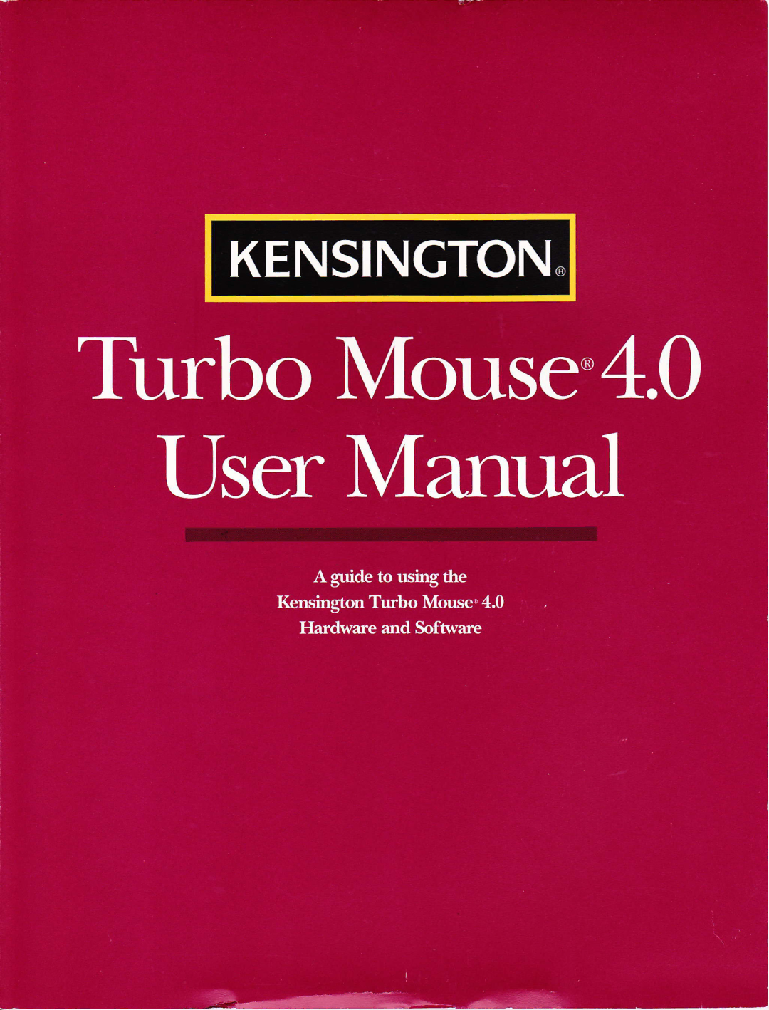 Kensington 4 manual 