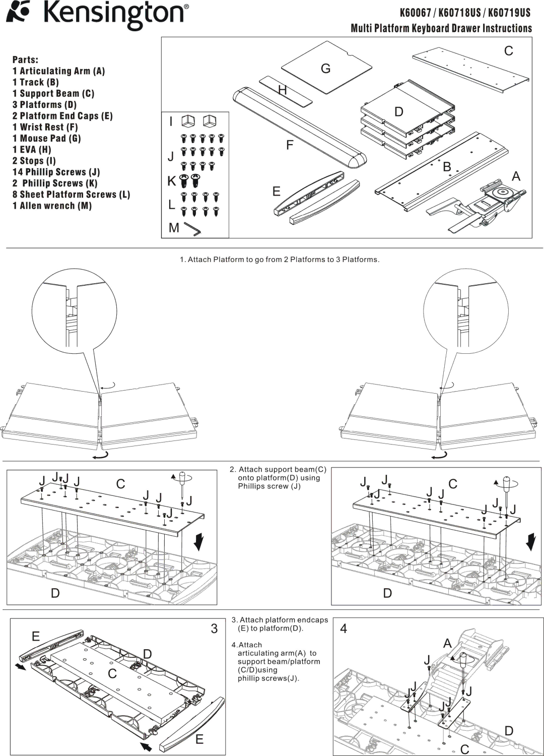 Kensington k60067 manual 