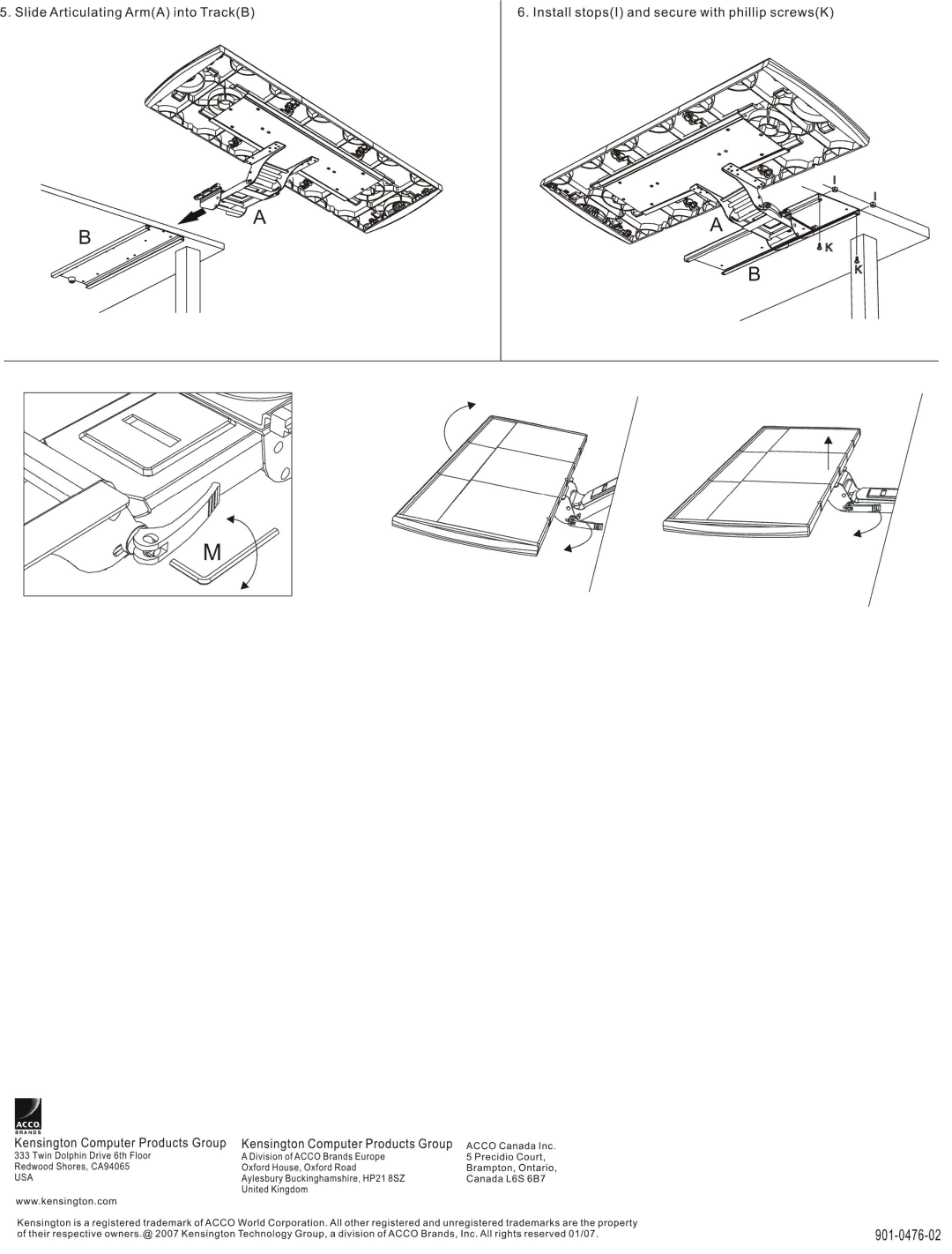 Kensington k60067 manual 