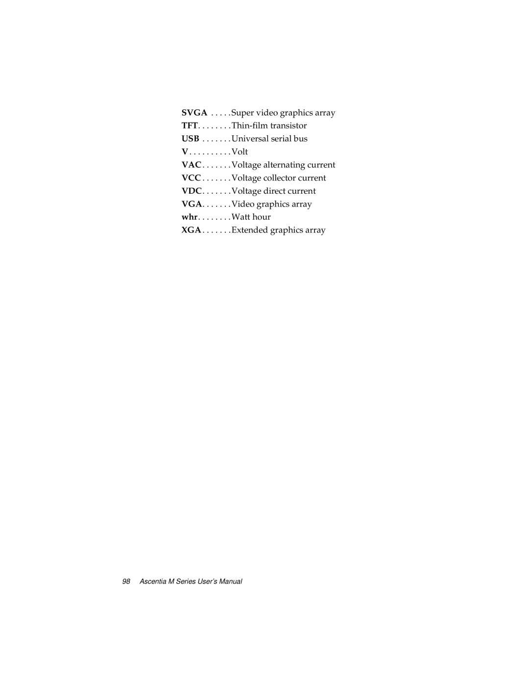 Kensington manual Ascentia M Series User’s Manual 