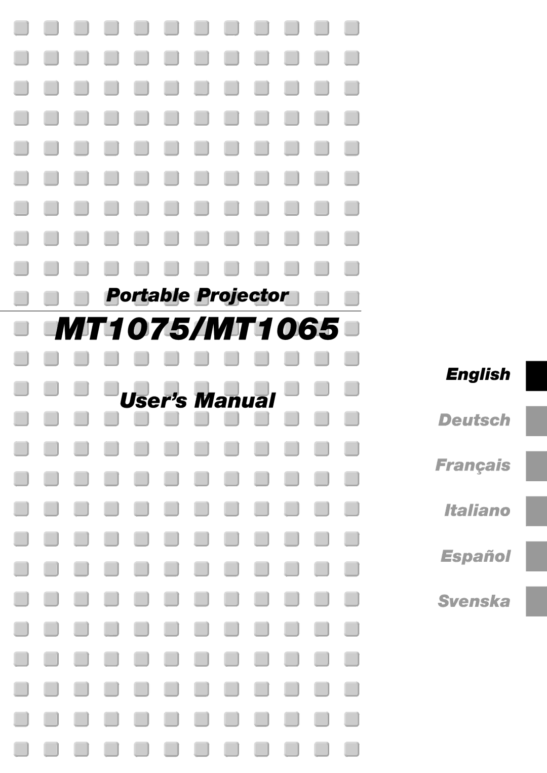 Kensington user manual MT1075/MT1065 