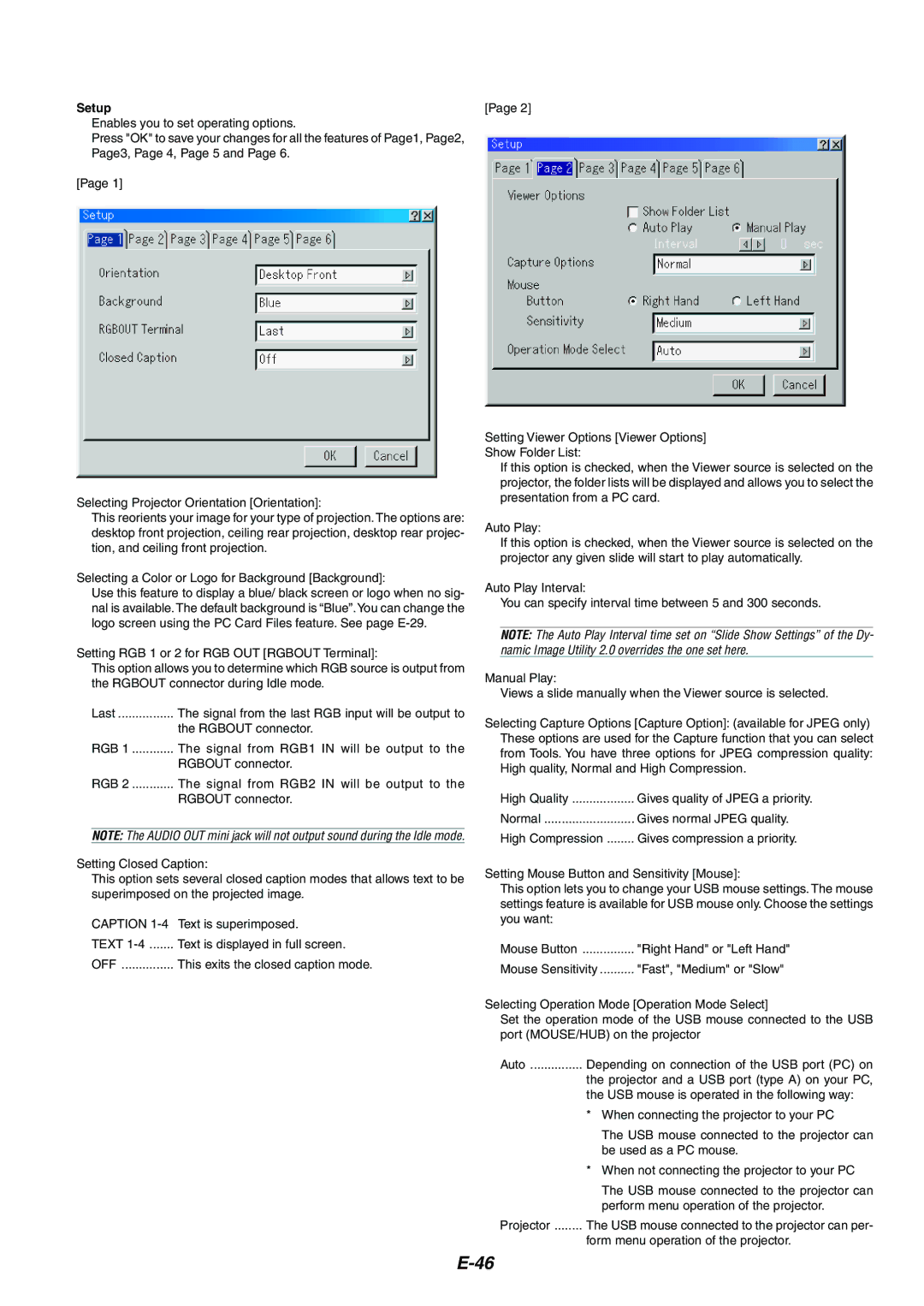 Kensington MT1075, MT1065 user manual Setup 