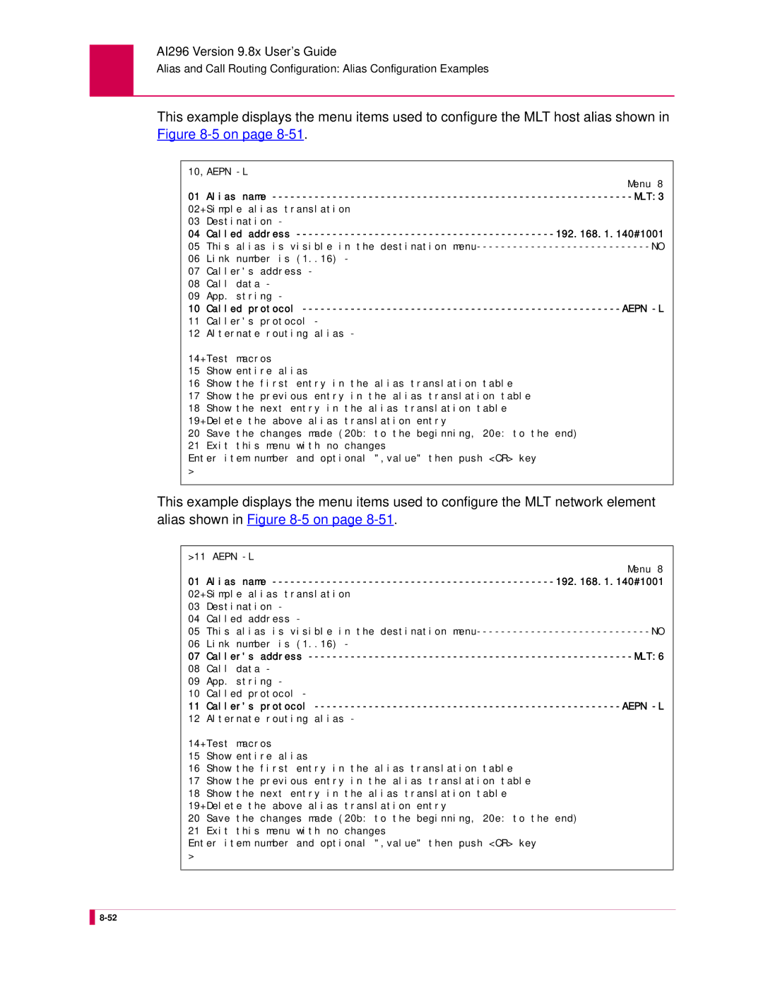 Kentrox AI296 manual MLT6 