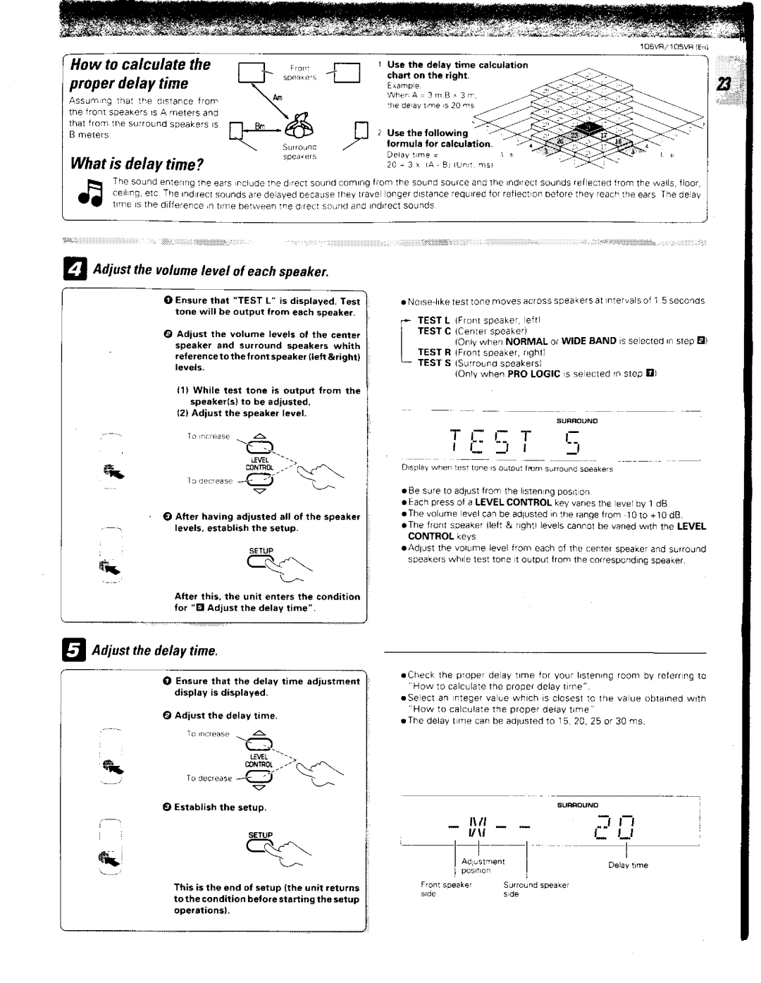 Kenwood 106VR, 105VR manual 