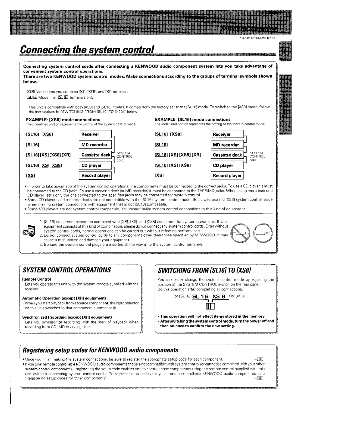 Kenwood 1070VR manual 