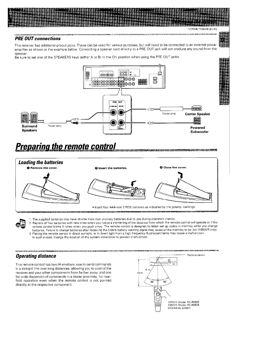 Kenwood 1070VR manual 