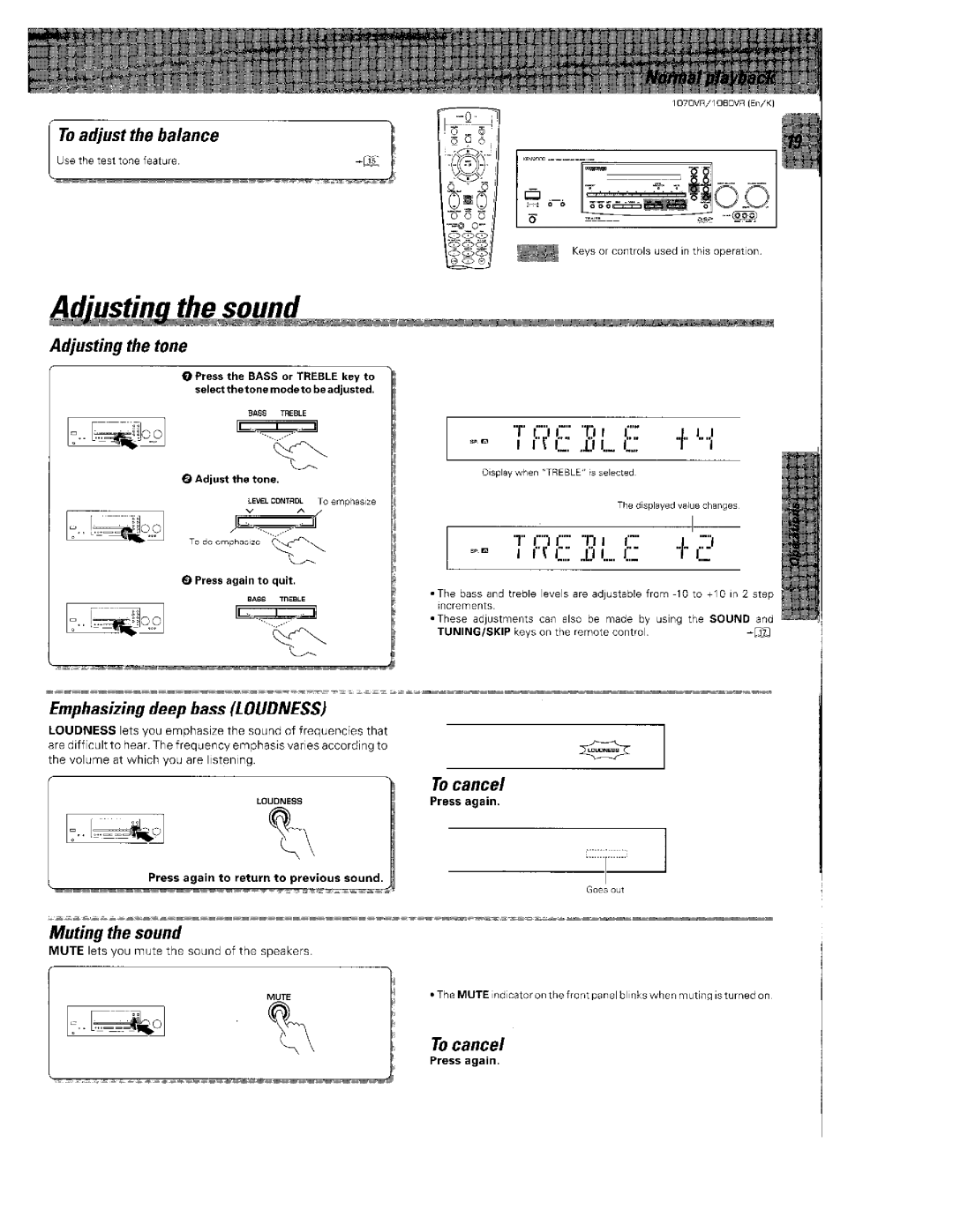 Kenwood 1070VR manual 