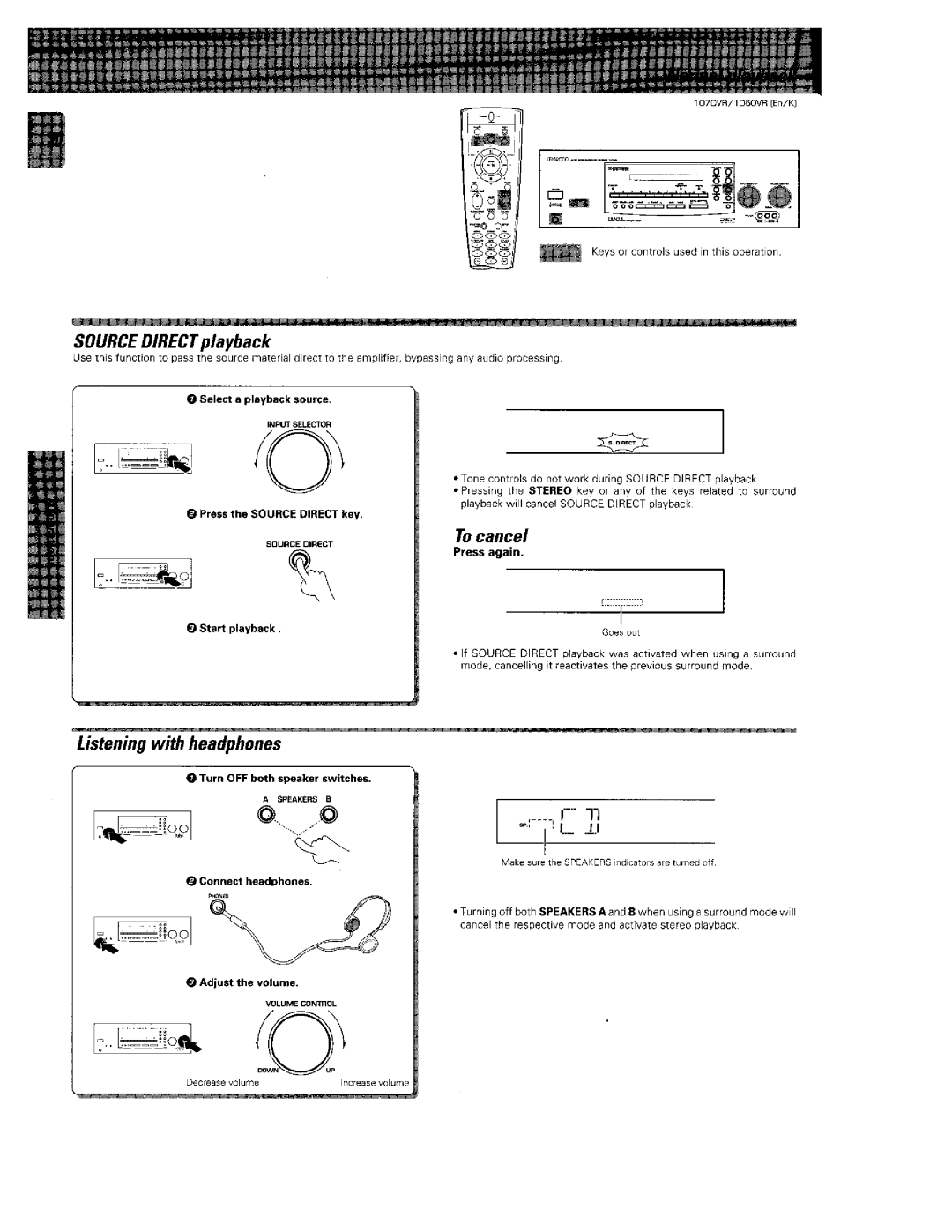 Kenwood 1070VR manual 