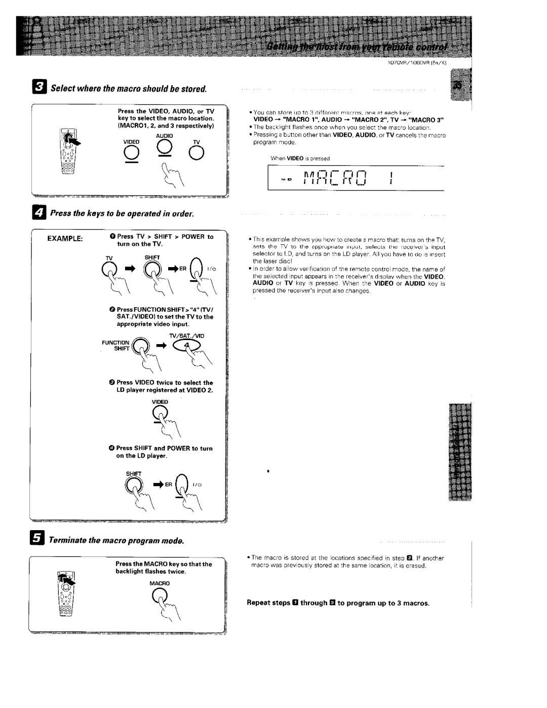 Kenwood 1070VR manual 